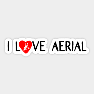 I love Aerial Sticker